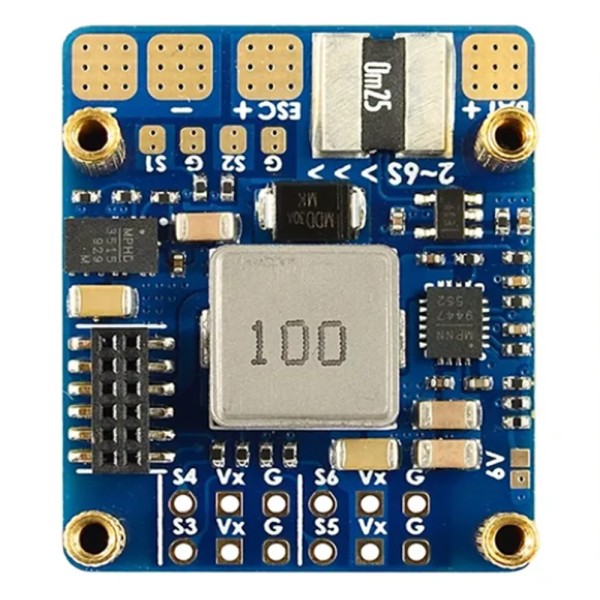 Wholesale MATEK F405-WMN F405 Flight Controller STM32F405RGT6 W/ Baro OSD Blackbox 132A Current 2-6S for Fixed Wing Drone